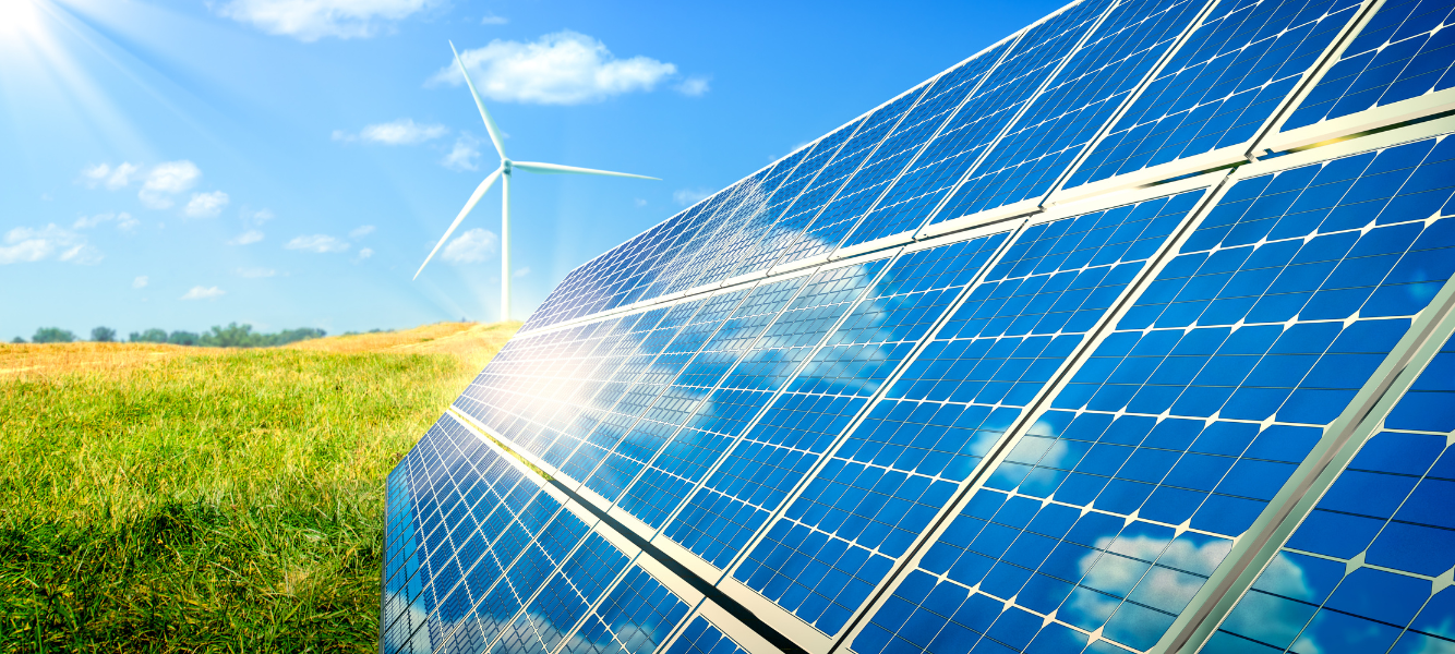 an image of solar panels for our renewable energy salary guide 2025