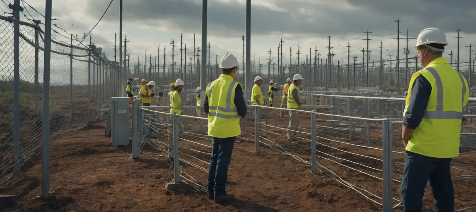 electricity pylons for a blog on jobs in the power industry
