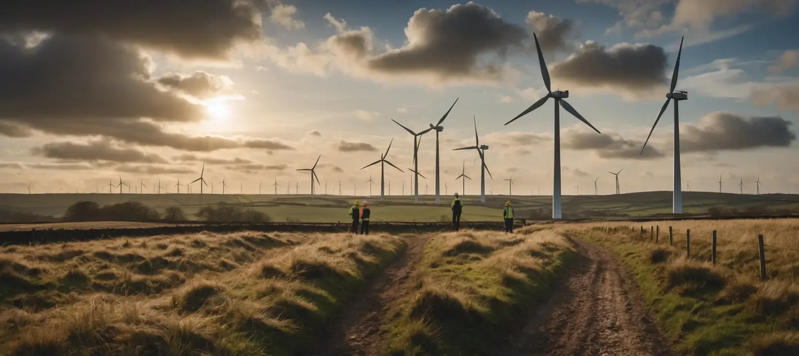 wind turbines image on the wind energy recruitment blog