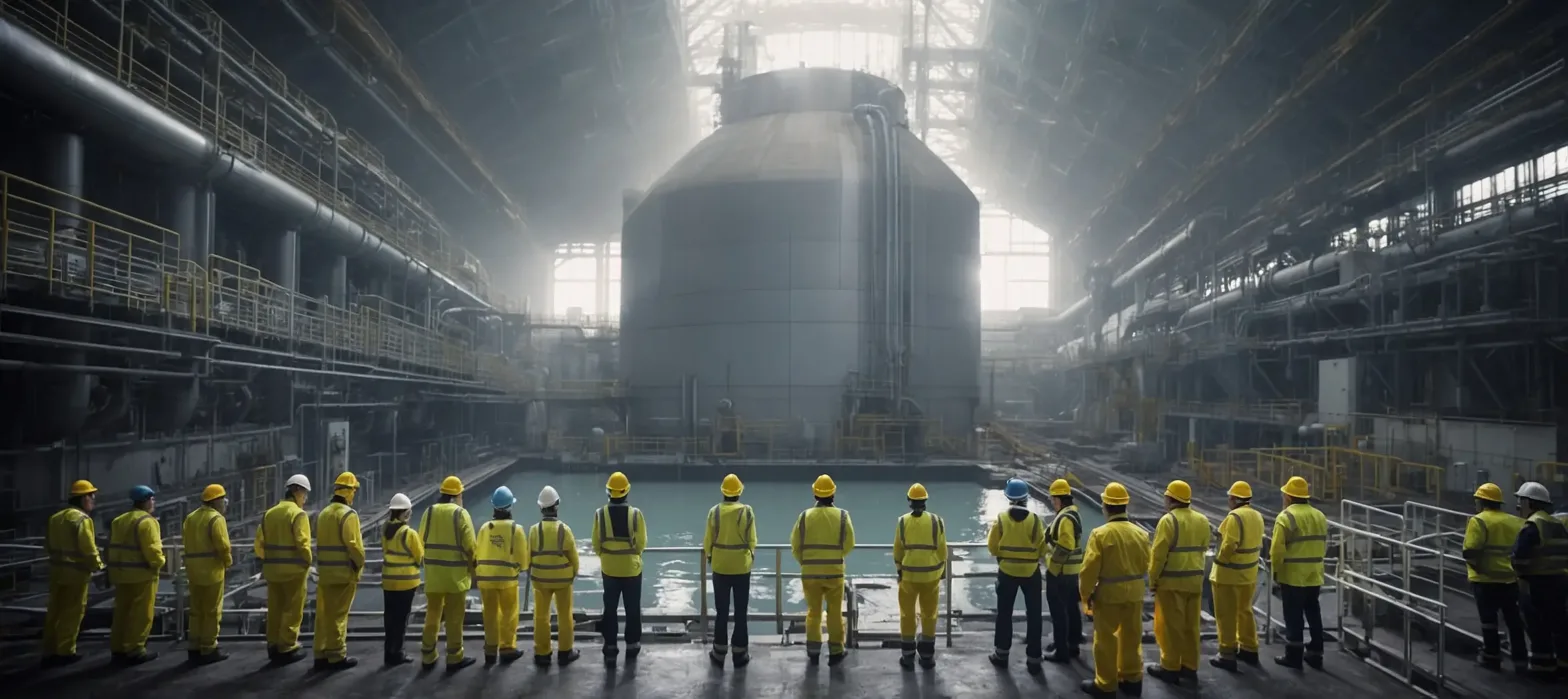 an graphic of nuclear fusion to go with a blog about nuclear energy jobs and how nuclear energy fuels jobs creation