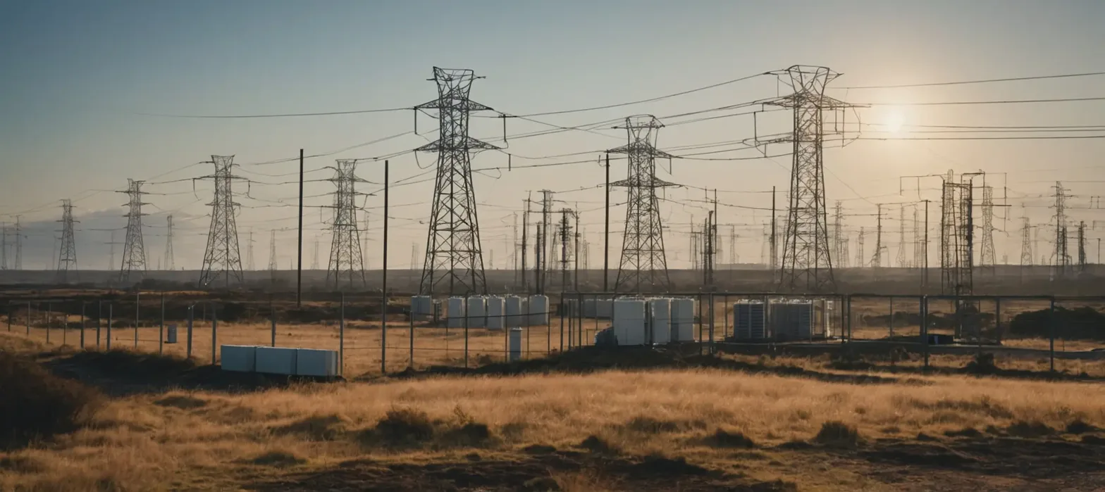 high demand for talent in the power sector. An image of a power station